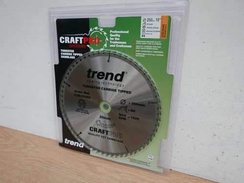Trend 250mm 60t tct - 250mm, table
