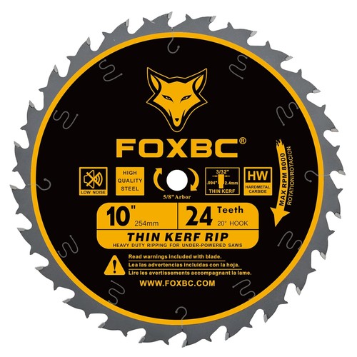 Inch thin kerf ripping - 10-inch,