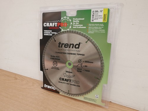 Trend 250mm 80t tct table - trend,