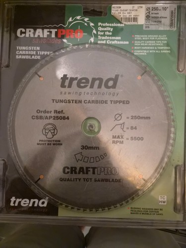 Trend 250mm 80t - 80t, tct