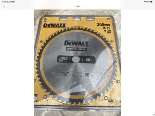 Dewalt dt1960 305mm - 305mm, x
